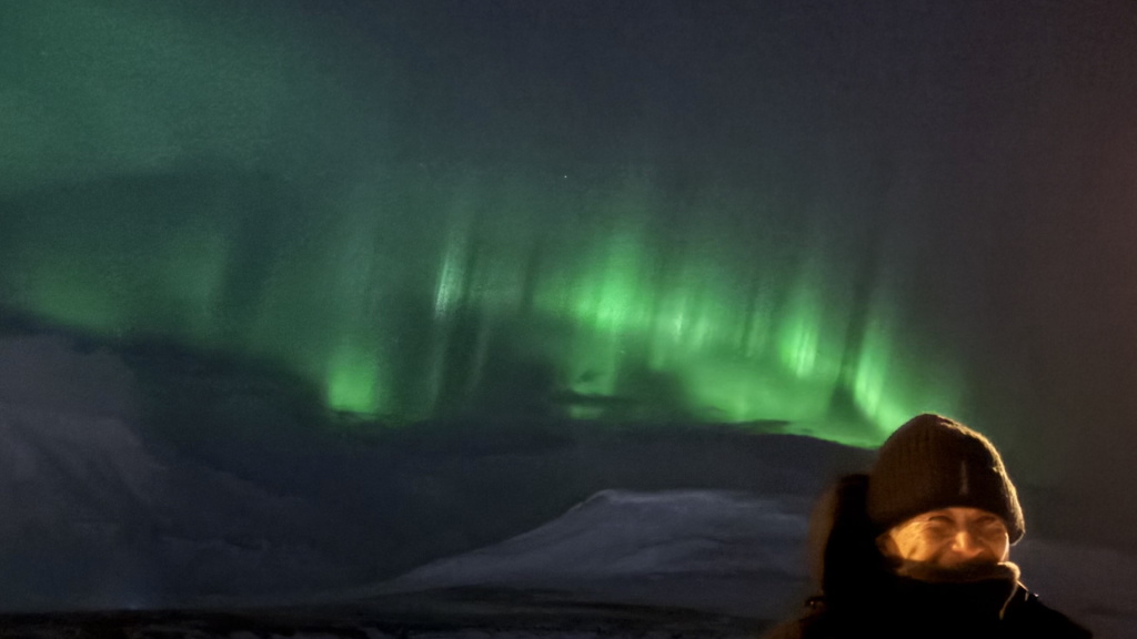 オーロラの写真