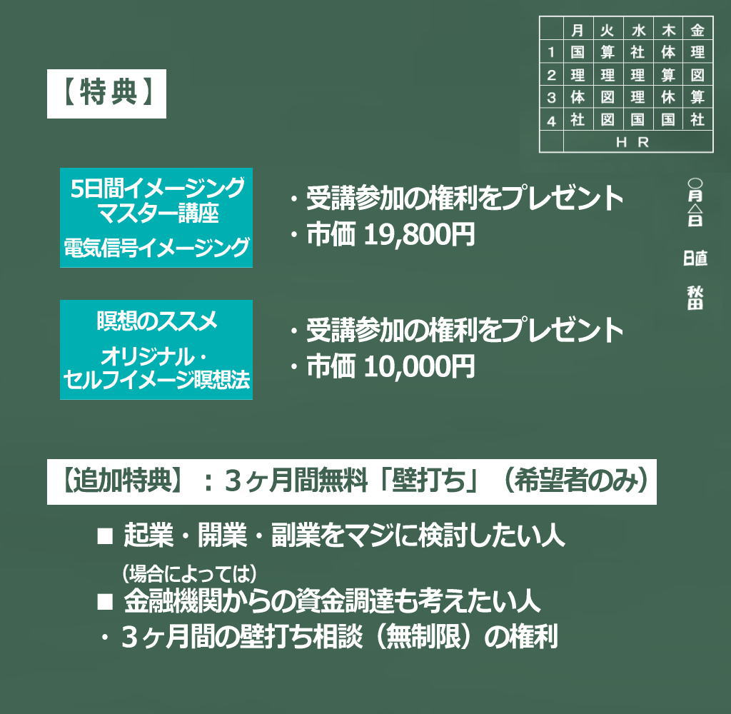 特典のイメージ画像